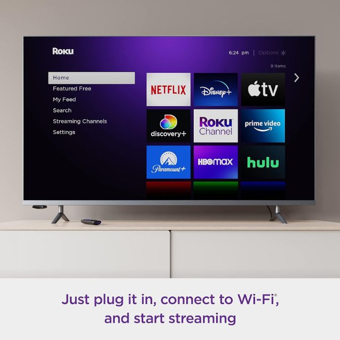 Roku Express HD Roku Streaming Device with Standard Remote 9