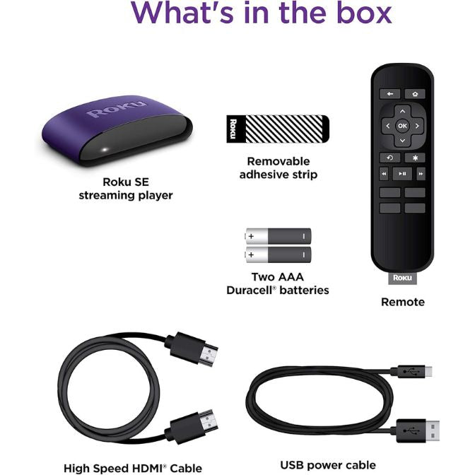 Roku LE HD Streaming Media Player with High Speed HDMI Cable 1