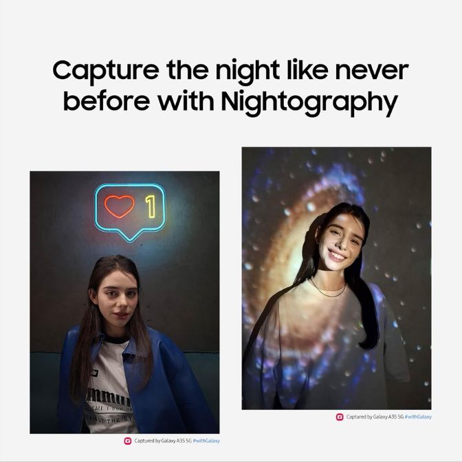 SAMSUNG Galaxy A35 5G A Series Cell Phone, 128GB Unlocked Android Smartphone, AMOLED Display, Advanced Triple Camera System, Expandable Storage, Rugged Design, US Version, 2024, Awesome Navy 6