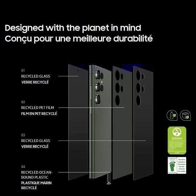 SAMSUNG Galaxy S23 Ultra 5G, US Version, 256GB, Phantom Black - Unlocked (Renewed) 4