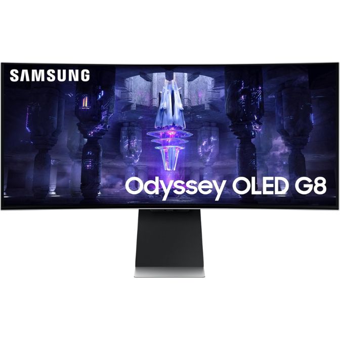 SAMSUNG 34-Inch Odyssey G85SB QD-OLED Gaming Monitor LS34BG850SNXZA 2023