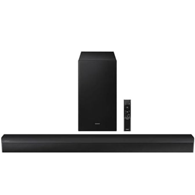 SAMSUNG 75-Inch Class QLED 4K Q60D Series Quantum HDR Smart TV (QN75Q60D, 2024 Model) B550D 3.1ch Soundbar 1