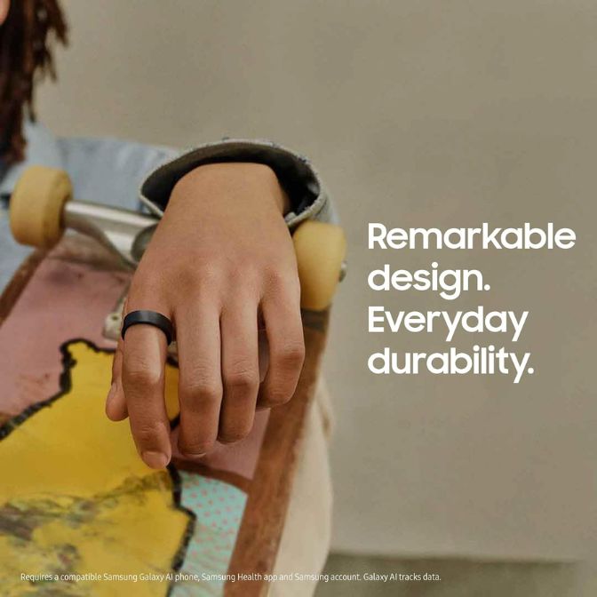 SAMSUNG Galaxy AI Smart Ring Titanium Silver 7