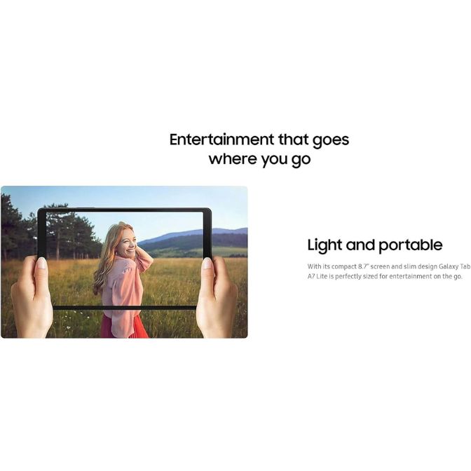 SAMSUNG Galaxy Tab A7 Lite 4G LTE Tablet International Model SM T225 4