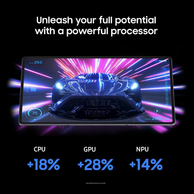 SAMSUNG Galaxy Tab S10+ 12.4-inch 256GB AMOLED 2X Moonstone Gray 2024 5