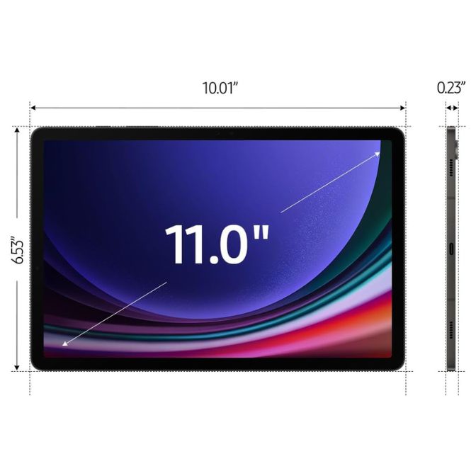 SAMSUNG Galaxy Tab S9 11-inch 128GB WiFi Snapdragon 8 Gen 2 AMOLED Graphite 2023 1