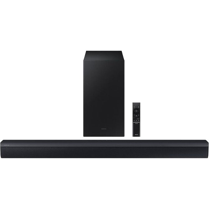 SAMSUNG HW-C450 2.1ch Soundbar w/DTS Virtual X, Subwoofer Included, Black