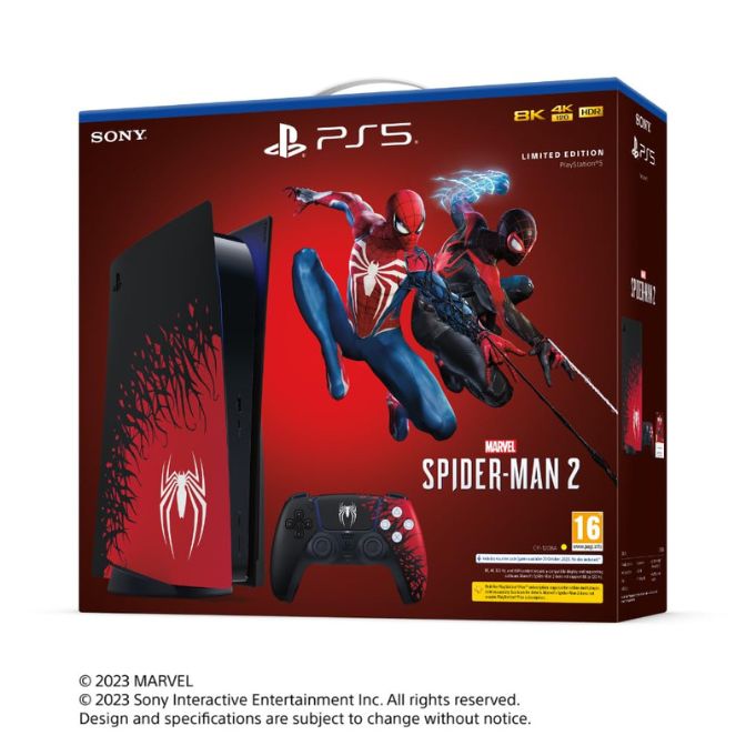 SONY MSM2 Limited Edition Bundle 825 GB with Spider-Man 2 - Multicolor 1