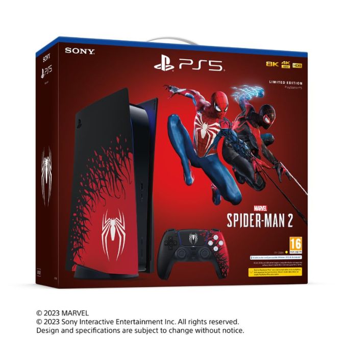 SONY MSM2 Limited Edition Bundle 825 GB with Spider-Man 2 - Multicolor 2