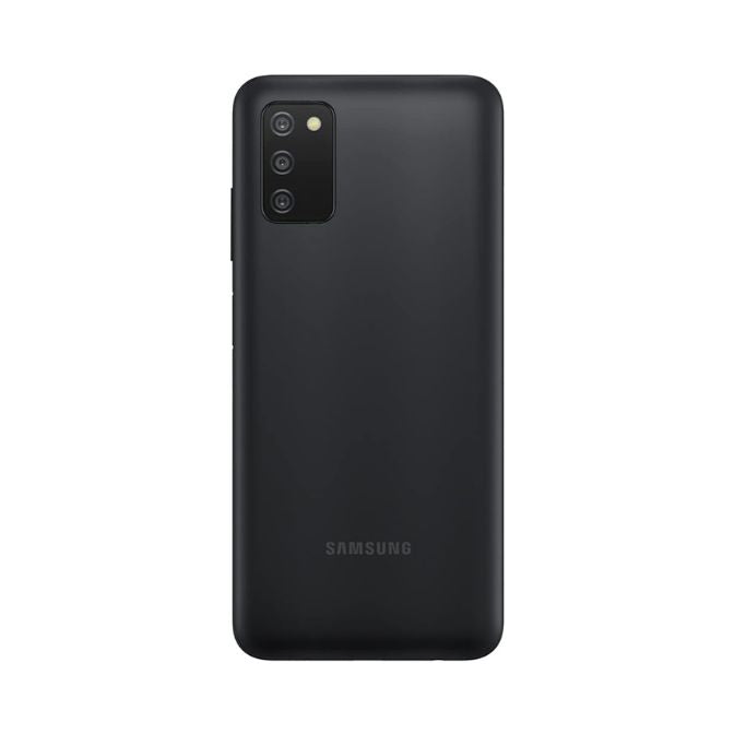 Samsung Galaxy A03s smartphone with 32GB storage, long-lasting battery, expandable memory, and Infinite Display in black 4