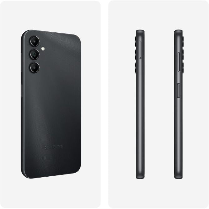 Samsung Galaxy A14 5G smartphone with 64GB storage, expandable memory, 13MP camera, 66-inch Infinite Display, factory unlocked in black 2