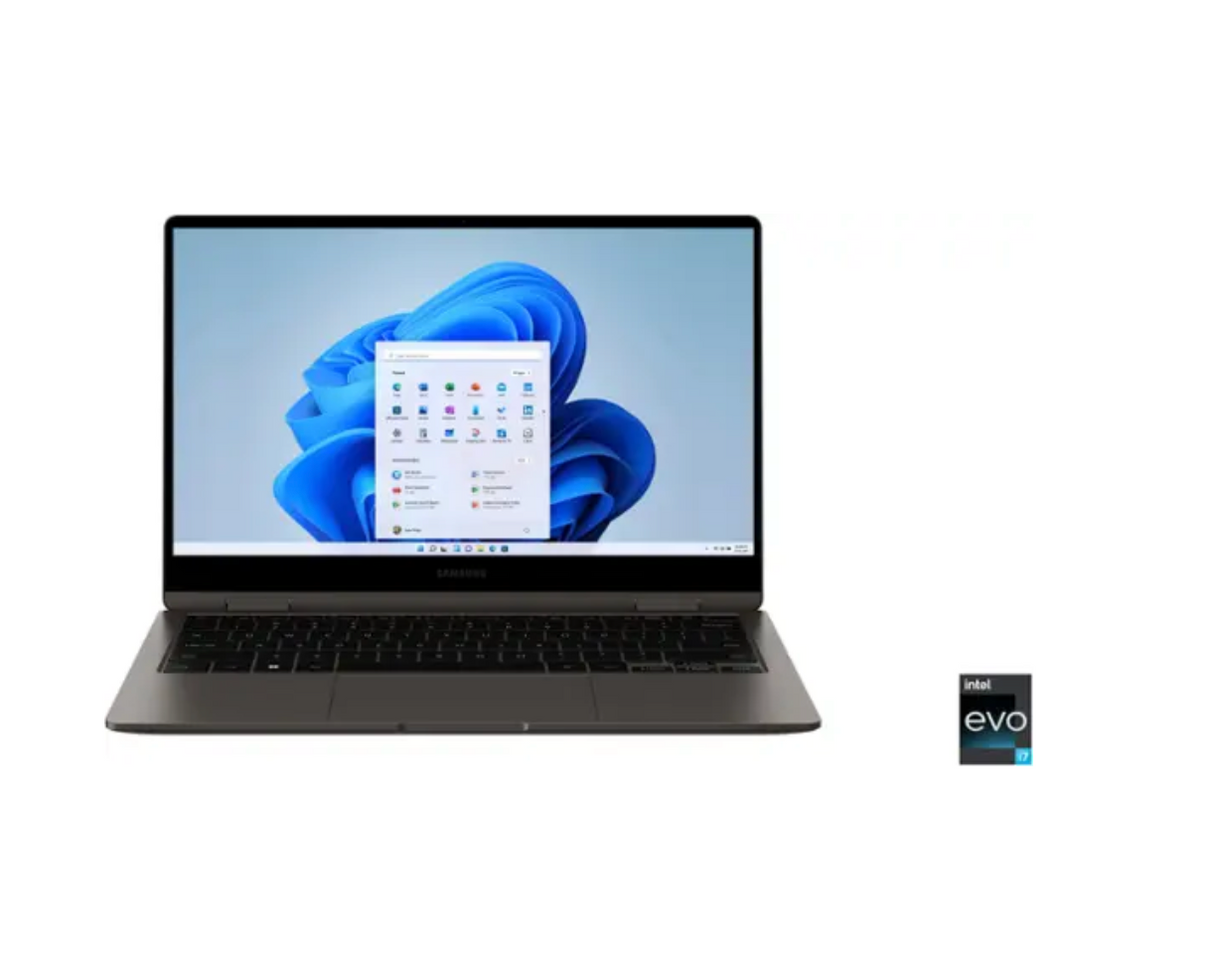 Samsung Galaxy Book3 360 2-in-1 133-inch FHD AMOLED touchscreen laptop with Intel 13th Gen Evo Core i7-1360P, 16GB memory, and 512GB SSD, graphite