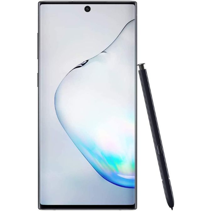 Samsung Galaxy Note 10+ with 256GB storage in Aura Black, fully unlocked 2