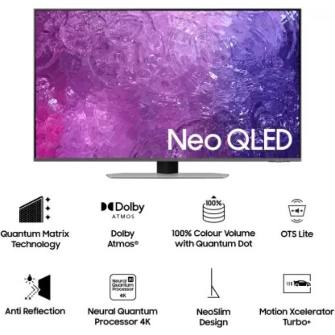 Samsung Neo QLED 85-inch QLED Ultra HD (4K) Smart Tizen TV, model QA85QN90CAKXXL 1