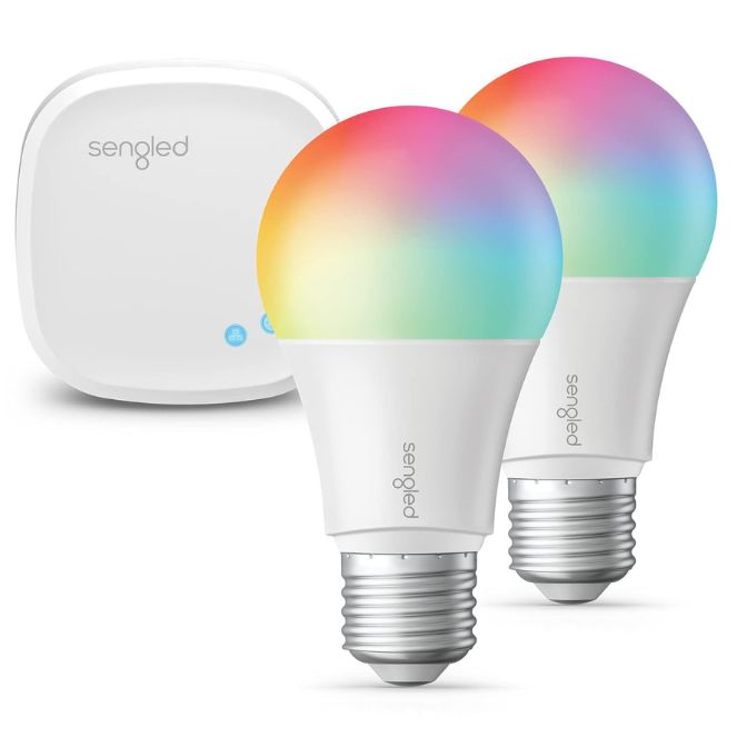 Sengled Smart LED Multicolor A19 Starter Kit Bulbs Compatible with Alexa & Google Assistant