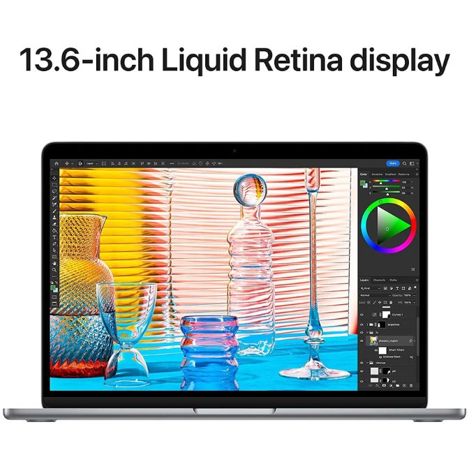 2022 Apple MacBook Air with M2 (13.6-inch, 8GB RAM, 512GB SSD Storage) (QWERTY English) Silver (Renewed) 3