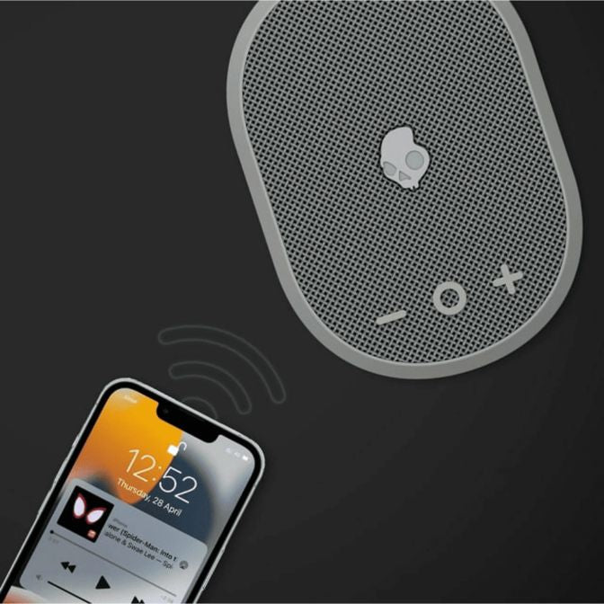 Skullcandy Kilo XT Small Portable Wireless Speaker Light Grey Connectivity