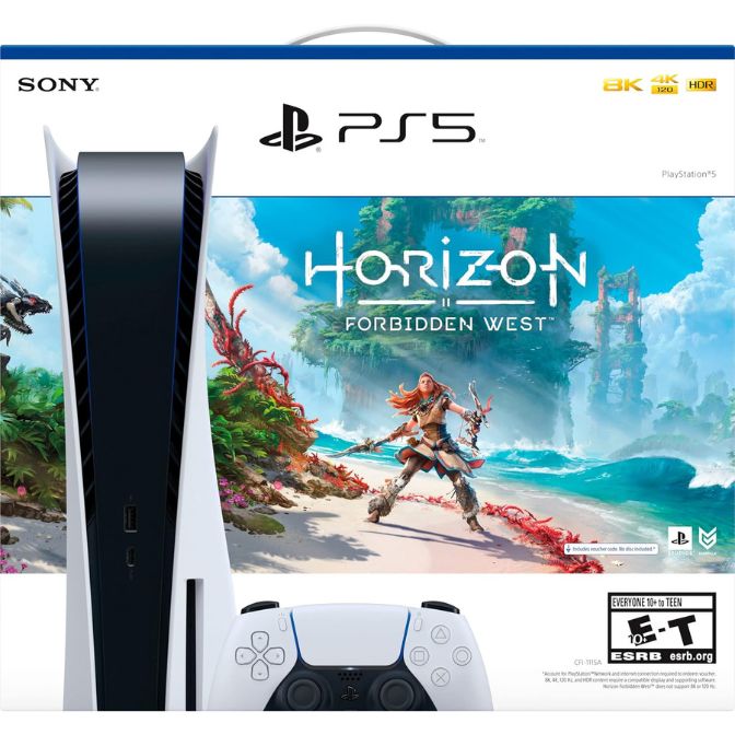 Sony Playstation 5 Disc Version PS5 Console Horizon Forbidden West 2