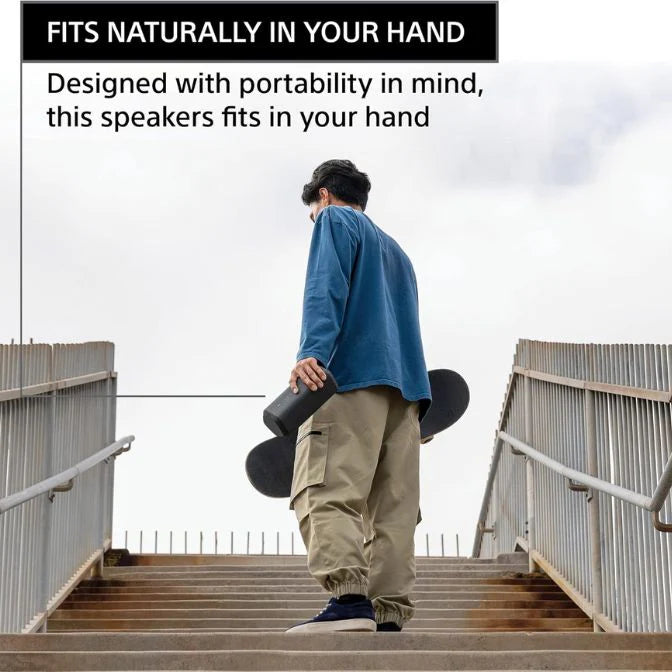 Sony SRS-XE300 X-Series Wireless Portable Bluetooth Speaker, IP67 Waterproof, Dustproof, Shockproof, Black 6