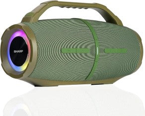 GX-BT490 Bluetooth Speaker with DSP Technology | Waterproof IP67 | 10 Hour Playtime | Light Effects | 120W Max Power with Deep Bass | True Wireless Pairing | Hands-Free Calling | Strap