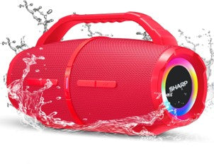 GX-BT490 Bluetooth Speaker with DSP Technology | Waterproof IP67 | 10 Hour Playtime | Light Effects | 120W Max Power with Deep Bass | True Wireless Pairing | Hands-Free Calling | Strap