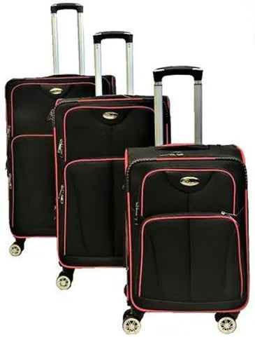 Bovano Soft Side Luggage 3 piece set
