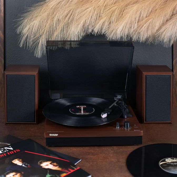 Stereo Turntable with Bluetooth 5