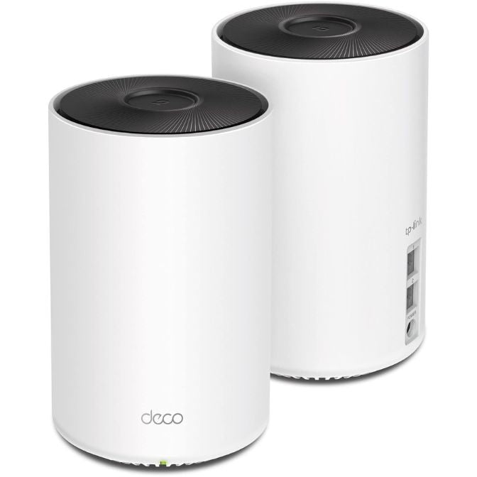TP-Link Tri-Band Wi-Fi 6 Mesh Router System, Coverage up to 5,500 sq ft, Deco W7200, 2-Pack