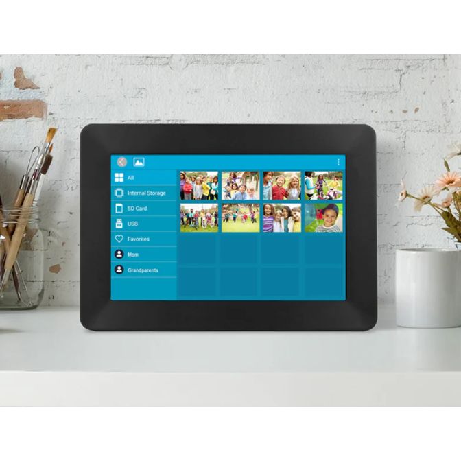 WiFi Digital Photo Frame with Touchscreen IPS LCD Display 8