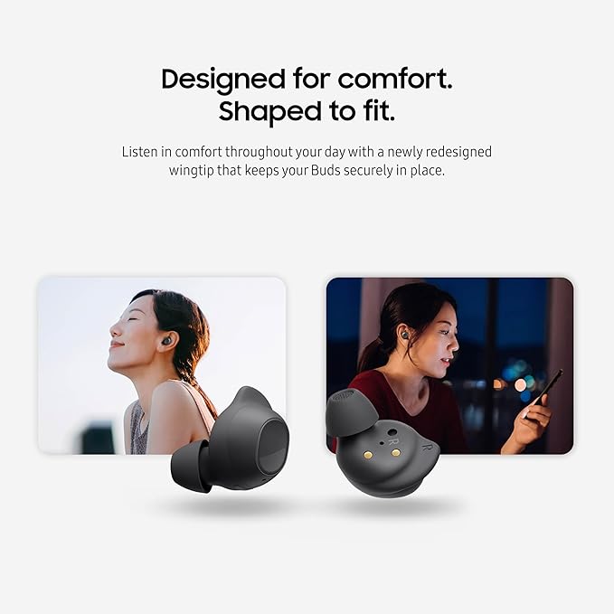 Samsung Galaxy Buds FE True Wireless Bluetooth Earbuds, Comfort and Secure in Ear Fit, Auto Switch Audio, Touch Control, Built-in Voice Assistant, Graphite