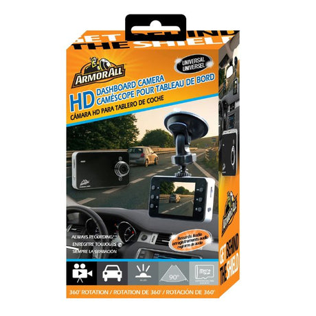 Armor All Universal 2.4" Dash Camera Screen, Motion Detection, 360 Degree Swivel, Micro-SD 3