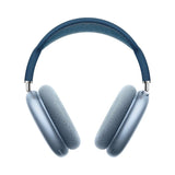 Apple AirPods Max over-ear headphones in Sky Blue with active noise cancelling, transparency mode, and personalized spatial audio