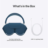 Apple AirPods Max over-ear headphones in Sky Blue with active noise cancelling, transparency mode, and personalized spatial audio 3
