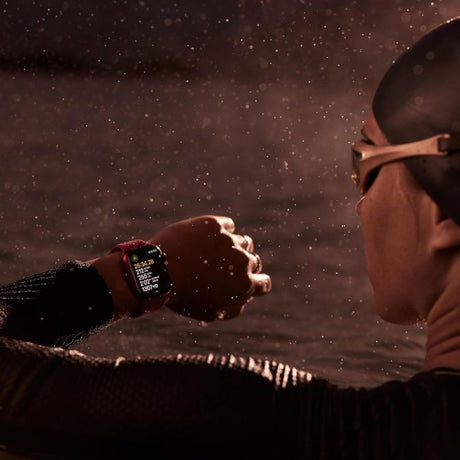 Apple Watch Series 9 with GPS + Cellular, 45mm stainless steel case, Midnight Sport Band, and advanced health tracking features 4