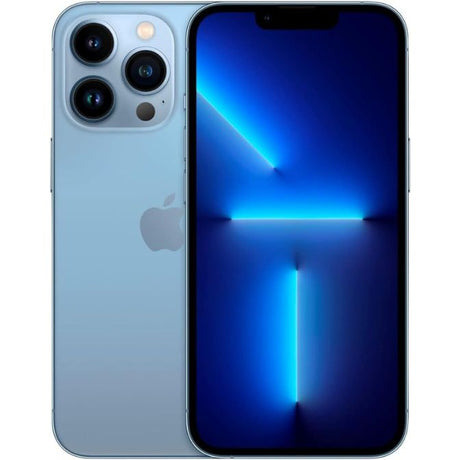 Apple iPhone 13 Pro Max with 128GB storage in Sierra Blue, factory unlocked