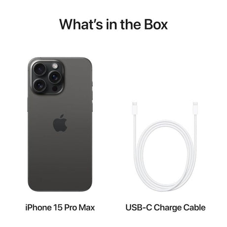 Apple iPhone 15 Pro Max with 256GB storage in Black Titanium, factory unlocked 3