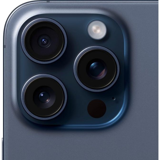 Apple iPhone 15 Pro Max with 256GB storage in Blue Titanium, factory unlocked 2
