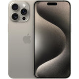 Apple iPhone 15 Pro Max with 256GB storage in Natural Titanium, factory unlocked