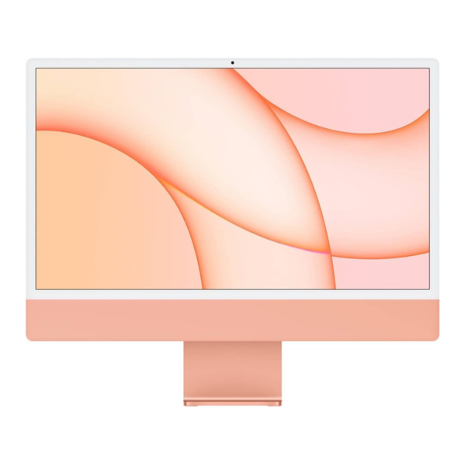 2021 Apple iMac with Apple M1 Chip with 8-core CPU (24-inch, 16GB RAM, 1TB SSD Storage)- Orange (Refurbished)