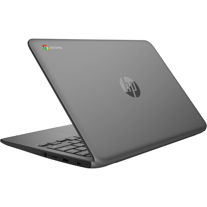 HP Chromebook 11A G6 EE Laptop, AMD A4-9120C GPU, Chrome OS, 4GB RAM, 16GB eMMC SSD