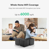Dual-Band AX1800 WiFi 6 Mesh Wi-Fi System, Covers up to 6,000 sqft,  3-Pack 3