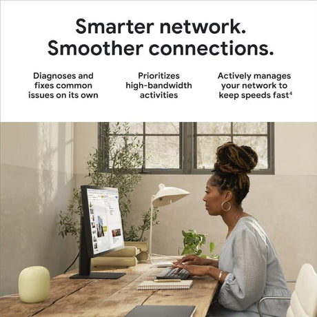 Google Nest WiFi Pro - Wi-Fi 6E - Reliable Home Wi-Fi System - Lemongrass 6