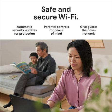 Google Nest WiFi Pro - Wi-Fi 6E - Reliable Home Wi-Fi System - Lemongrass 7