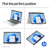 HP - OmniBook 5 Flip 2-in-1 14" 2K Touch-Screen Laptop - Intel Core 7 - 16GB Memory - 512GB SSD - Glacier Silver - With Wireless Mouse (Factory Renewed)