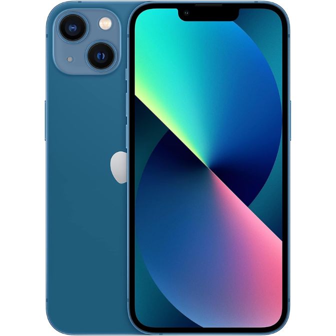 Apple iPhone 13, 128GB, Blue - Unlocked (Renewed)