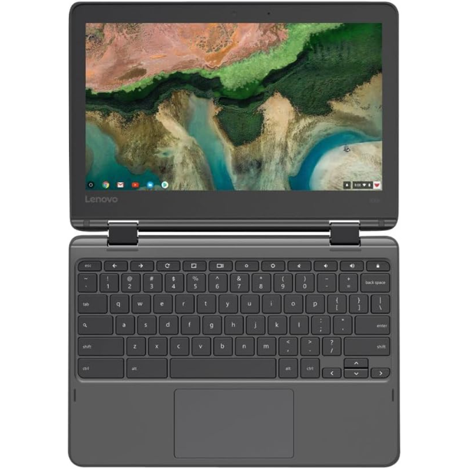 Lenovo 300e Chromebook 2nd Gen  11.6" Touchscreen 2 in 1 Chromebook - HD - 1366 x 768 - AMD A-Series A4-9120C Dual-core (2 Core) 1.60 GHz - 4 GB RAM - 32 GB Flash Memory