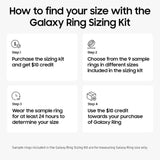 SAMSUNG Galaxy AI Smart Ring Titanium Silver 5