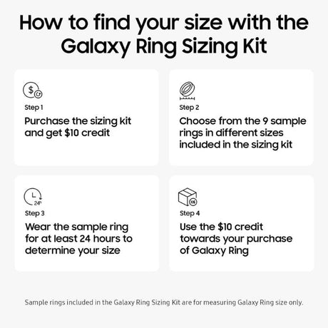 SAMSUNG Galaxy AI Smart Ring Titanium Silver 5