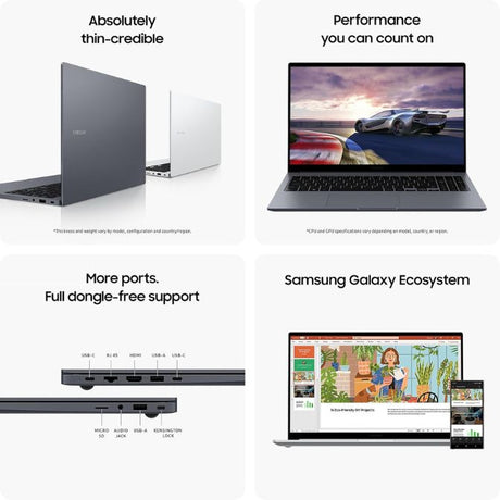SAMSUNG Galaxy Book4 Intel Core 7 Thin and Light Laptop With MS Office 5