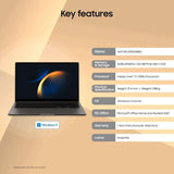Samsung Galaxy Book3 Core i7 13th Gen Thin and Light Laptop with MS Office - Key Features